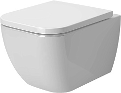 Ambassador Унитаз Forsa подвесной безободковый белый с сиденьем микролифт – фотография-1